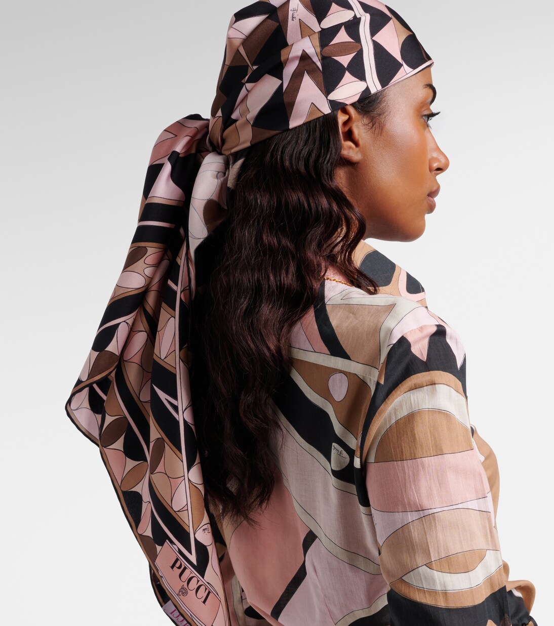 Manuba silk twill scarf | Pucci