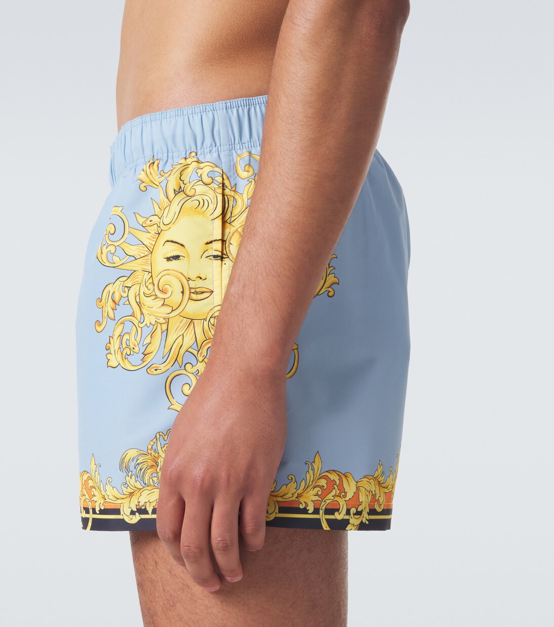 Printed swim trunks | Versace