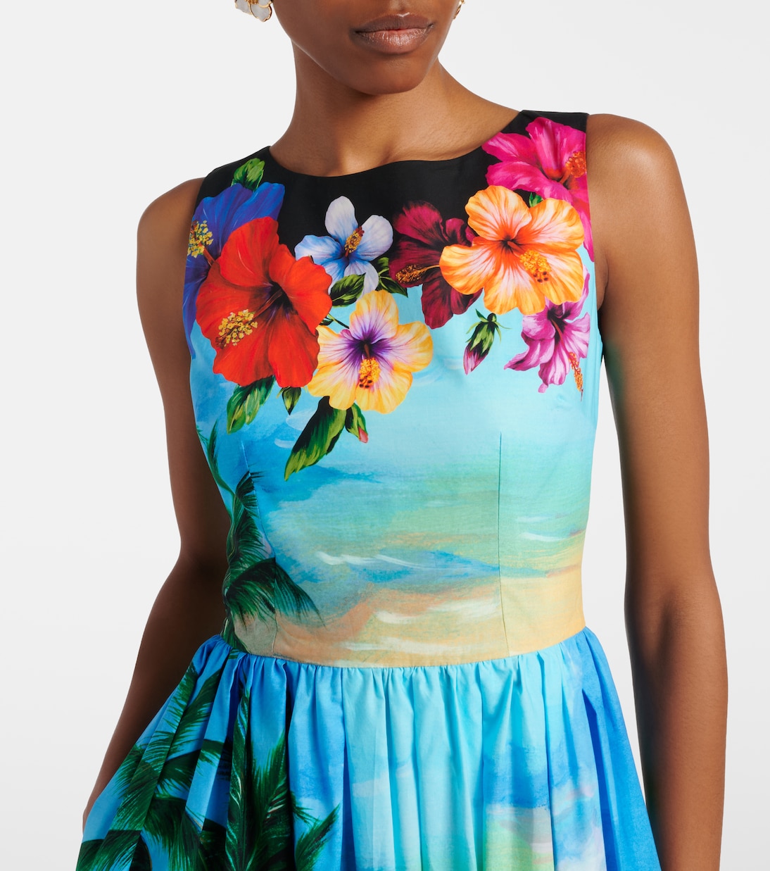 Midikleid aus Baumwolle | Dolce&Gabbana