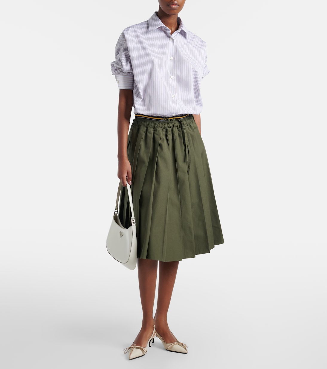 Escarpins slingback en cuir | Prada