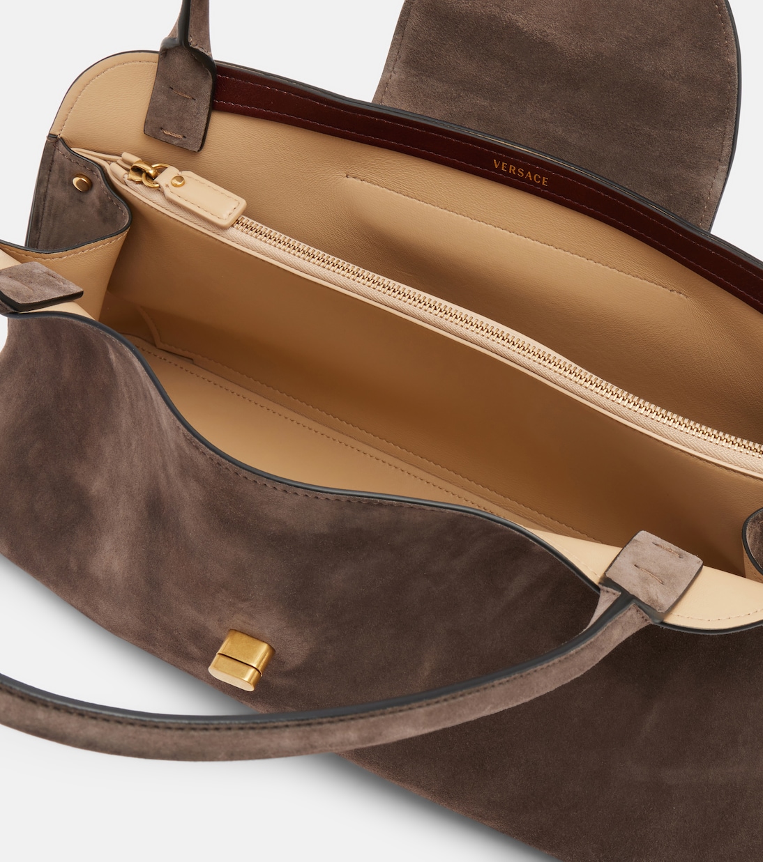 Schultertasche Vivian aus Veloursleder | Versace