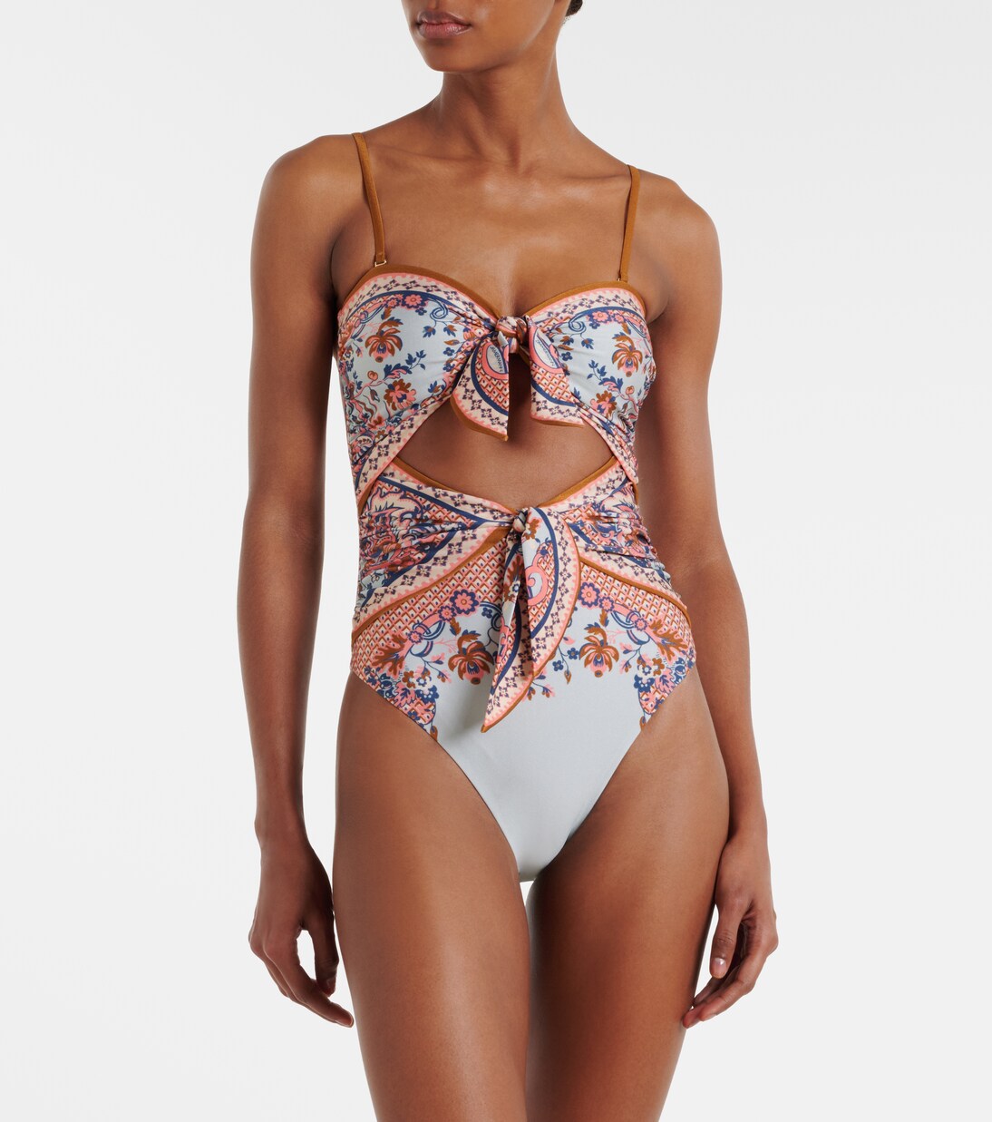 Printed swimsuit | Zimmermann