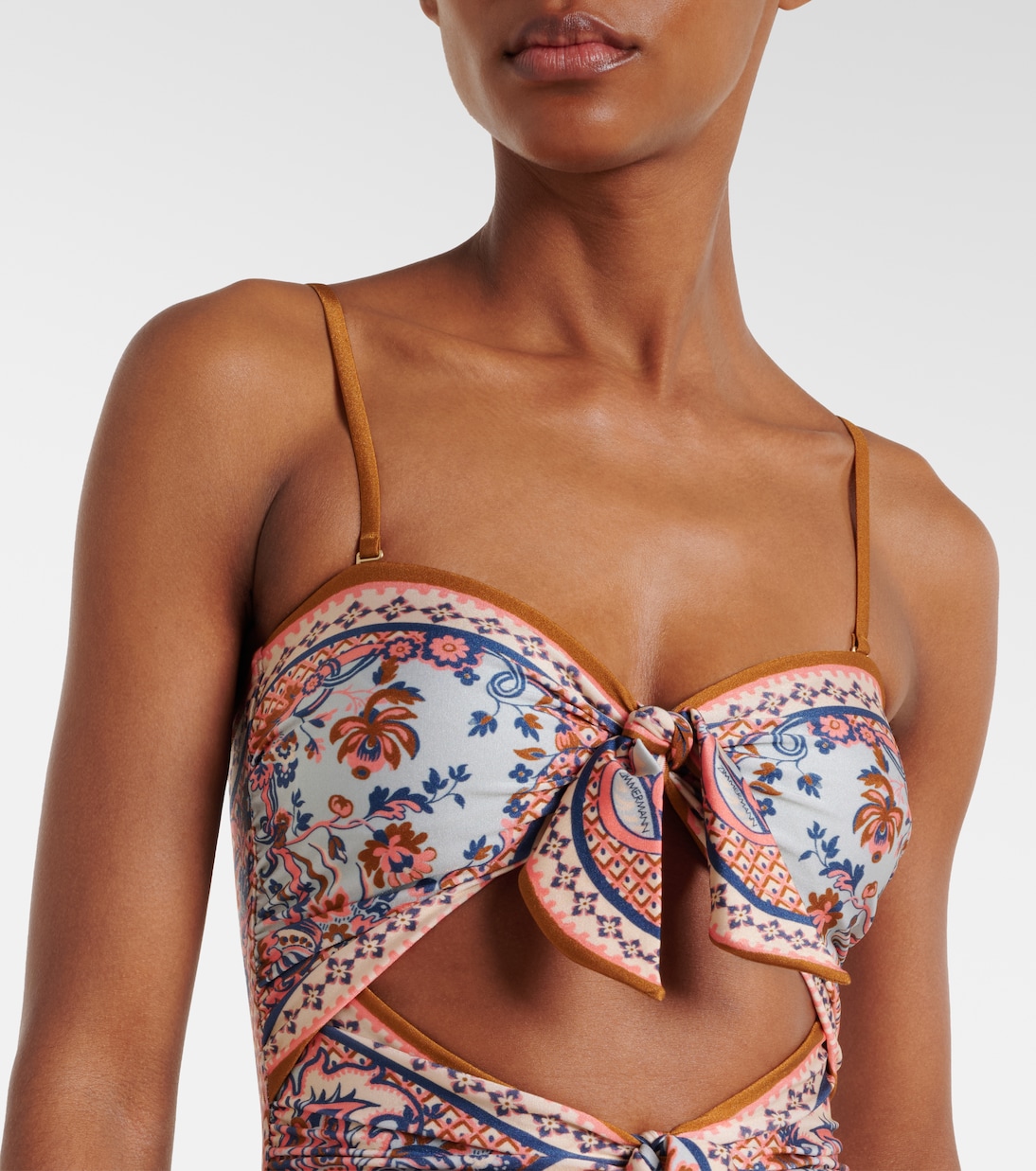 Printed swimsuit | Zimmermann