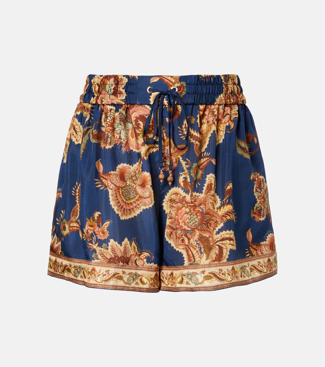Aster printed silk shorts | Zimmermann