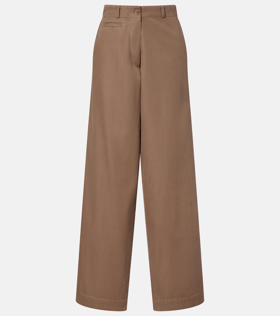 Fadry cotton-blend gabardine wide-leg pants | The Row
