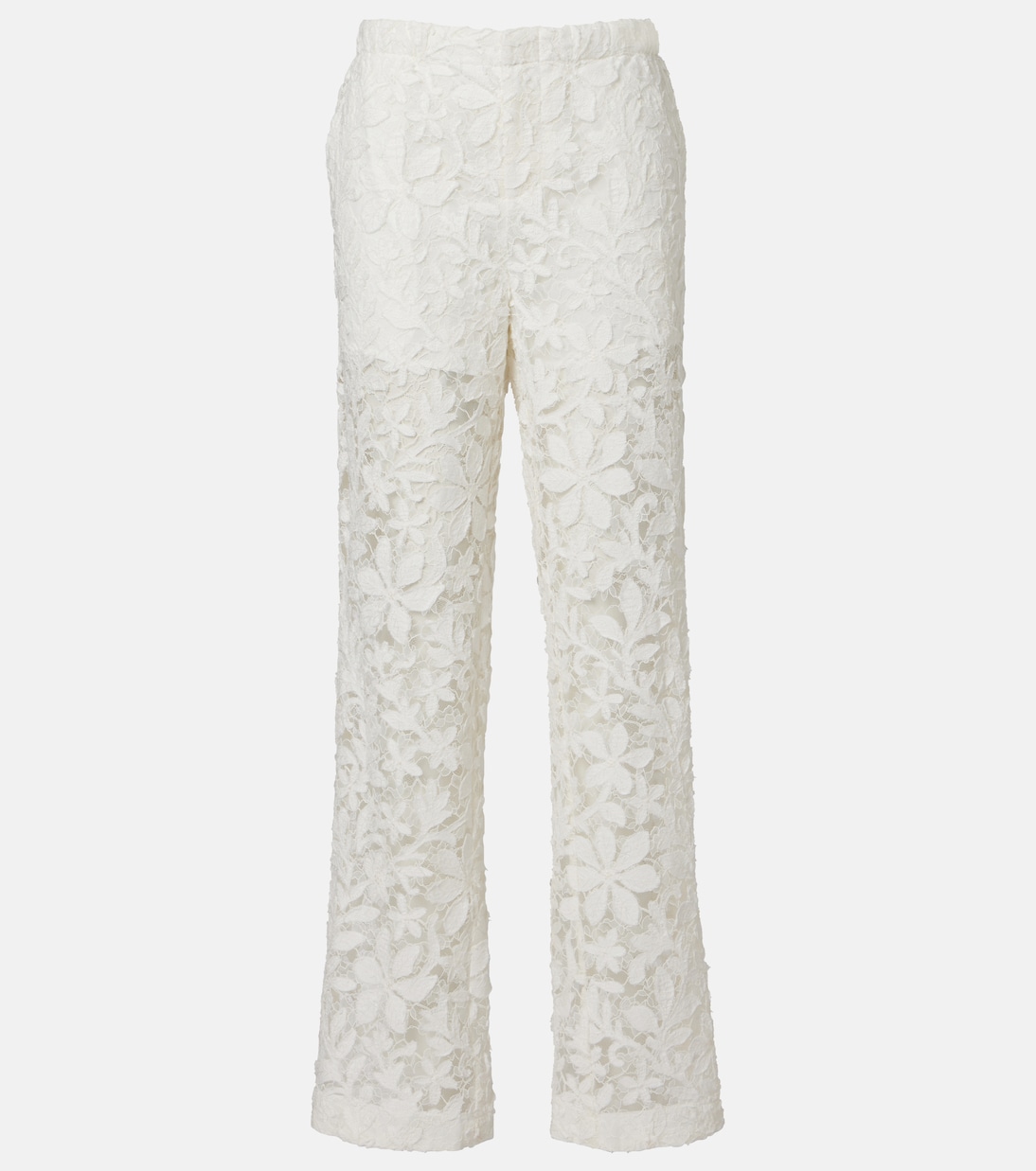Floral lace straight pants | Simkhai