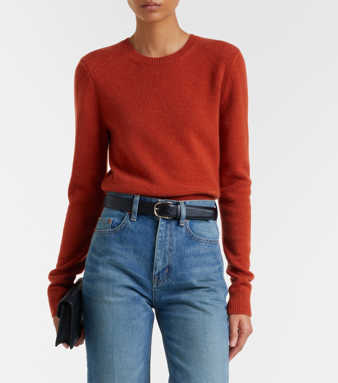 Cropped cashmere sweater | Saint Laurent