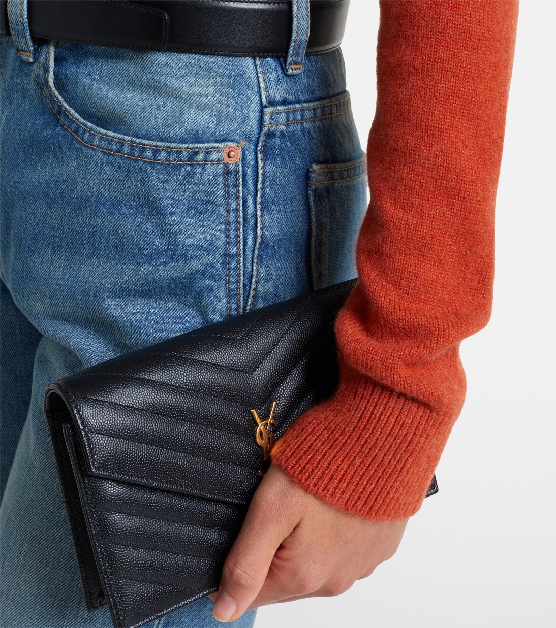 Cropped cashmere sweater | Saint Laurent