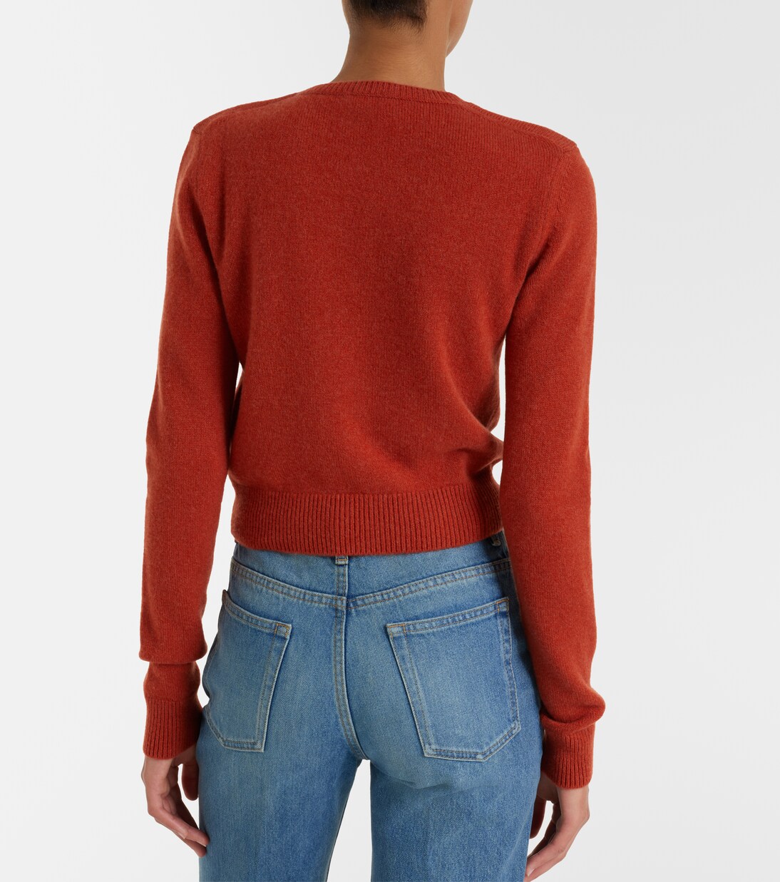 Cropped cashmere sweater | Saint Laurent