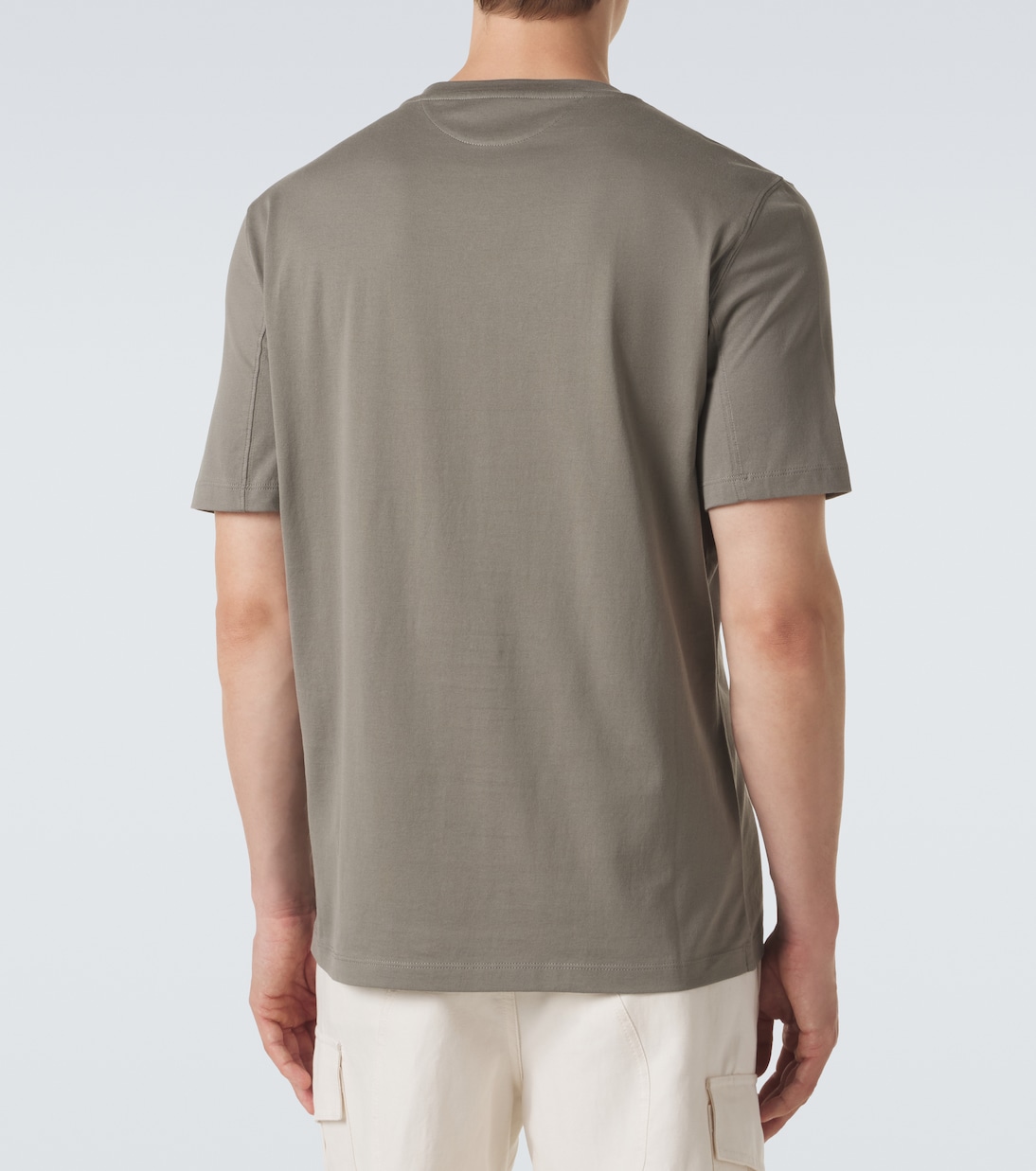 Logo cotton jersey T-shirt  | Brunello Cucinelli