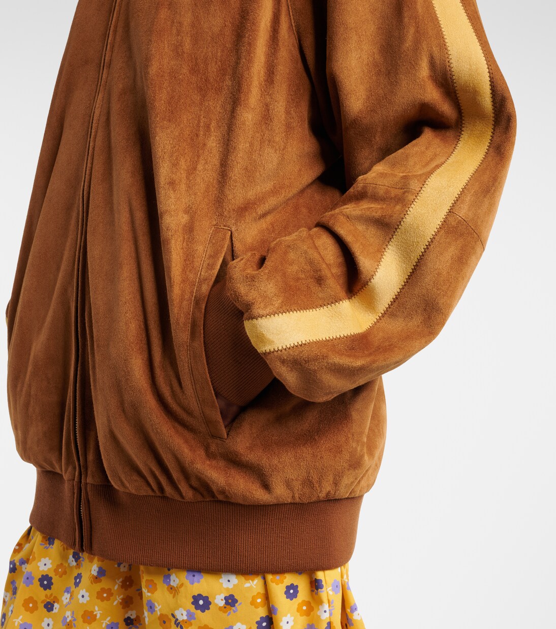Oversized suede jacket | Miu Miu
