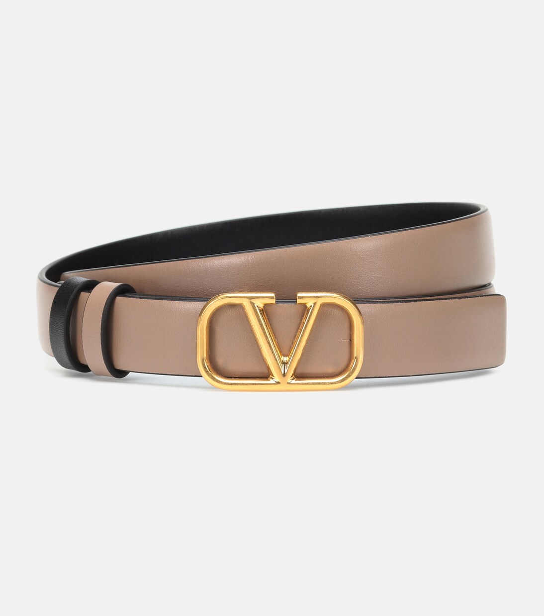 VLogo Signature 20 reversible leather belt | Valentino Garavani