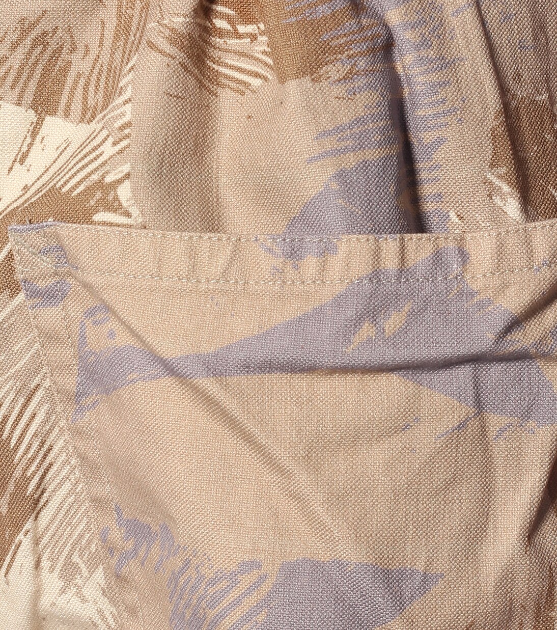 Pantalon paper bag Iona imprimé en coton et lin | Isabel Marant