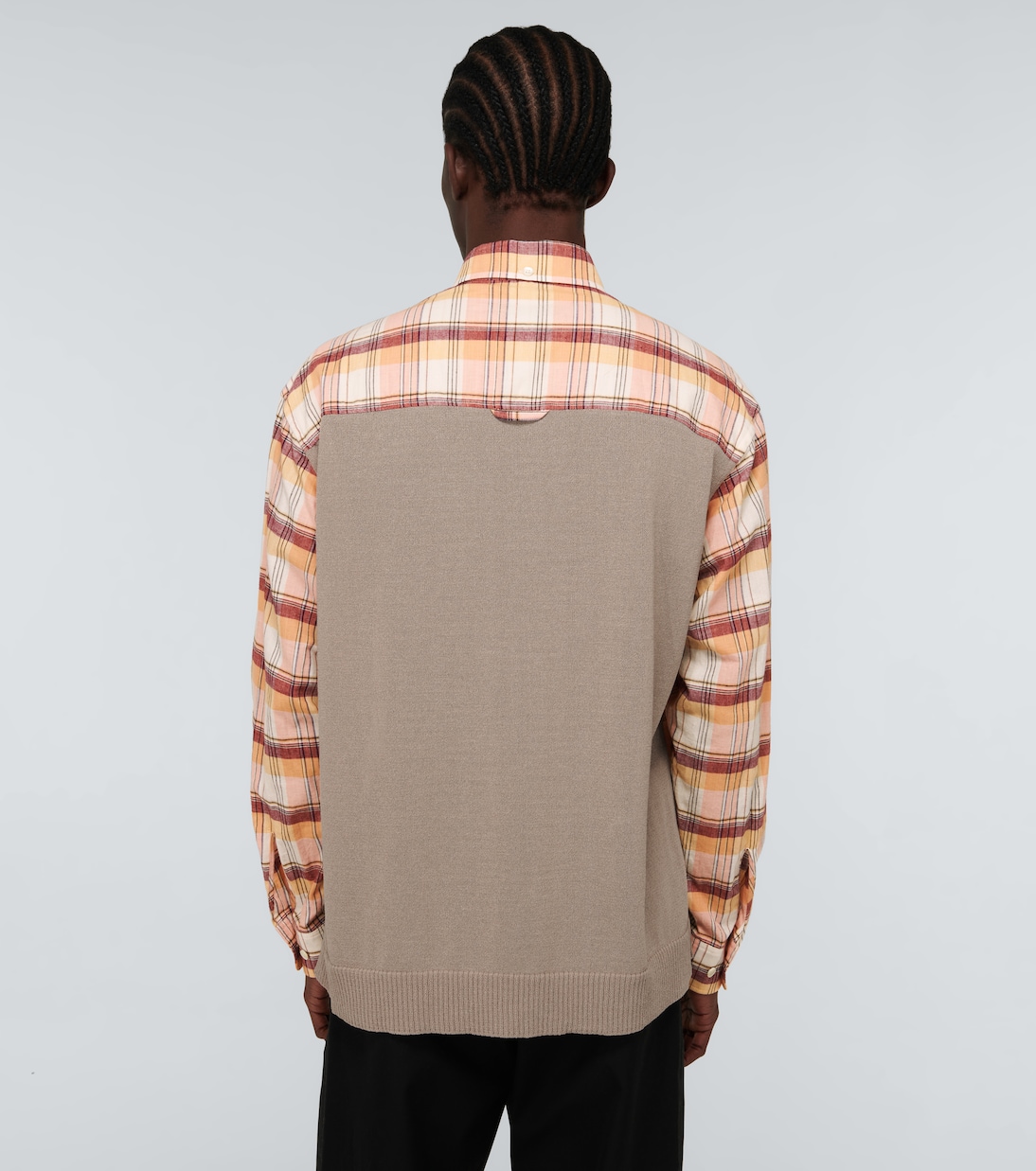 Checked long-sleeved shirt | Undercover