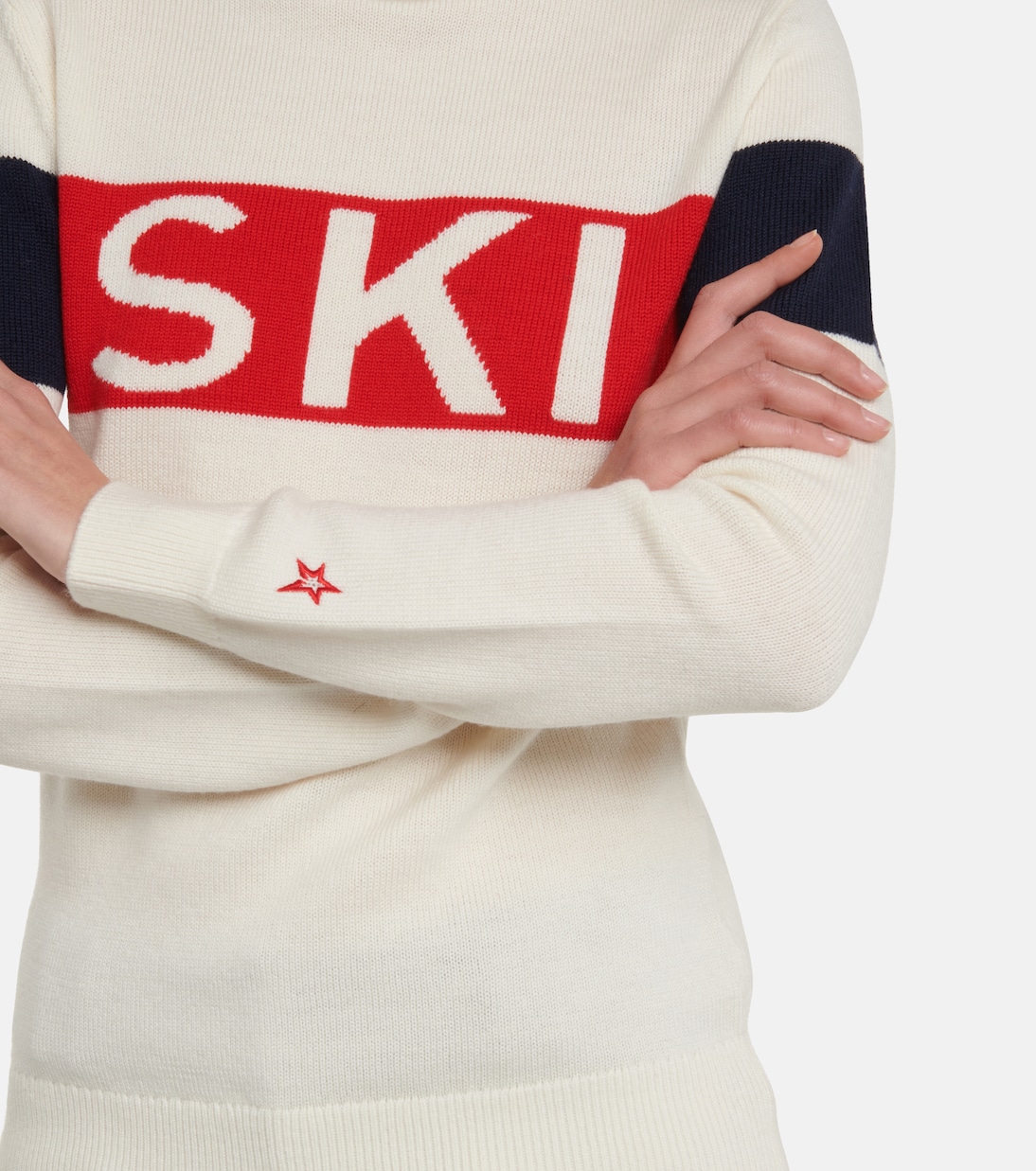 Skipullover Schild aus Wolle | Perfect Moment