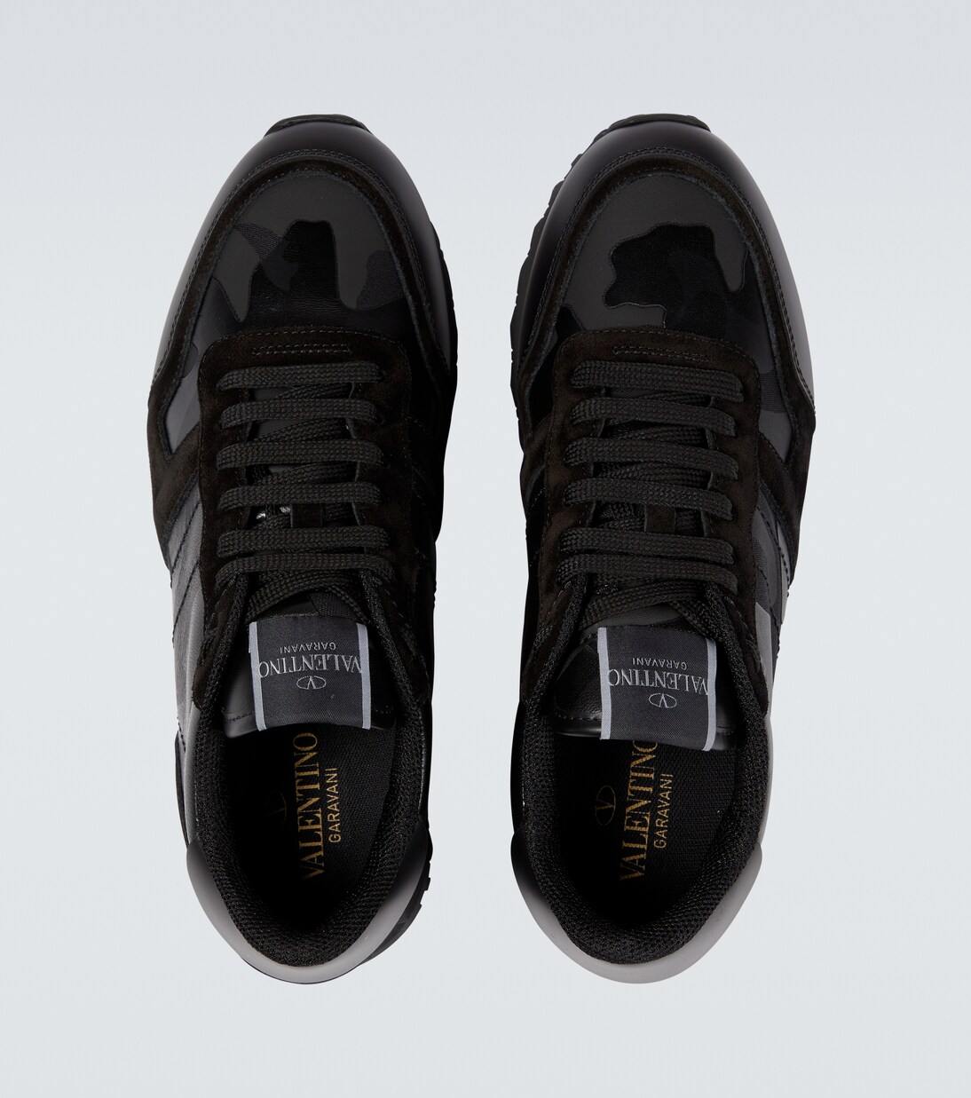 Leather Rockrunner sneakers | Valentino Garavani