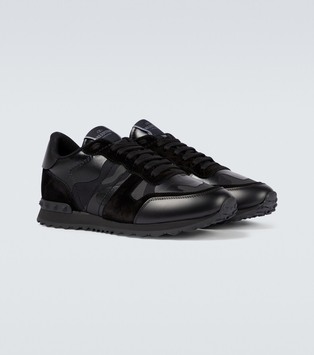 Leather Rockrunner sneakers | Valentino Garavani