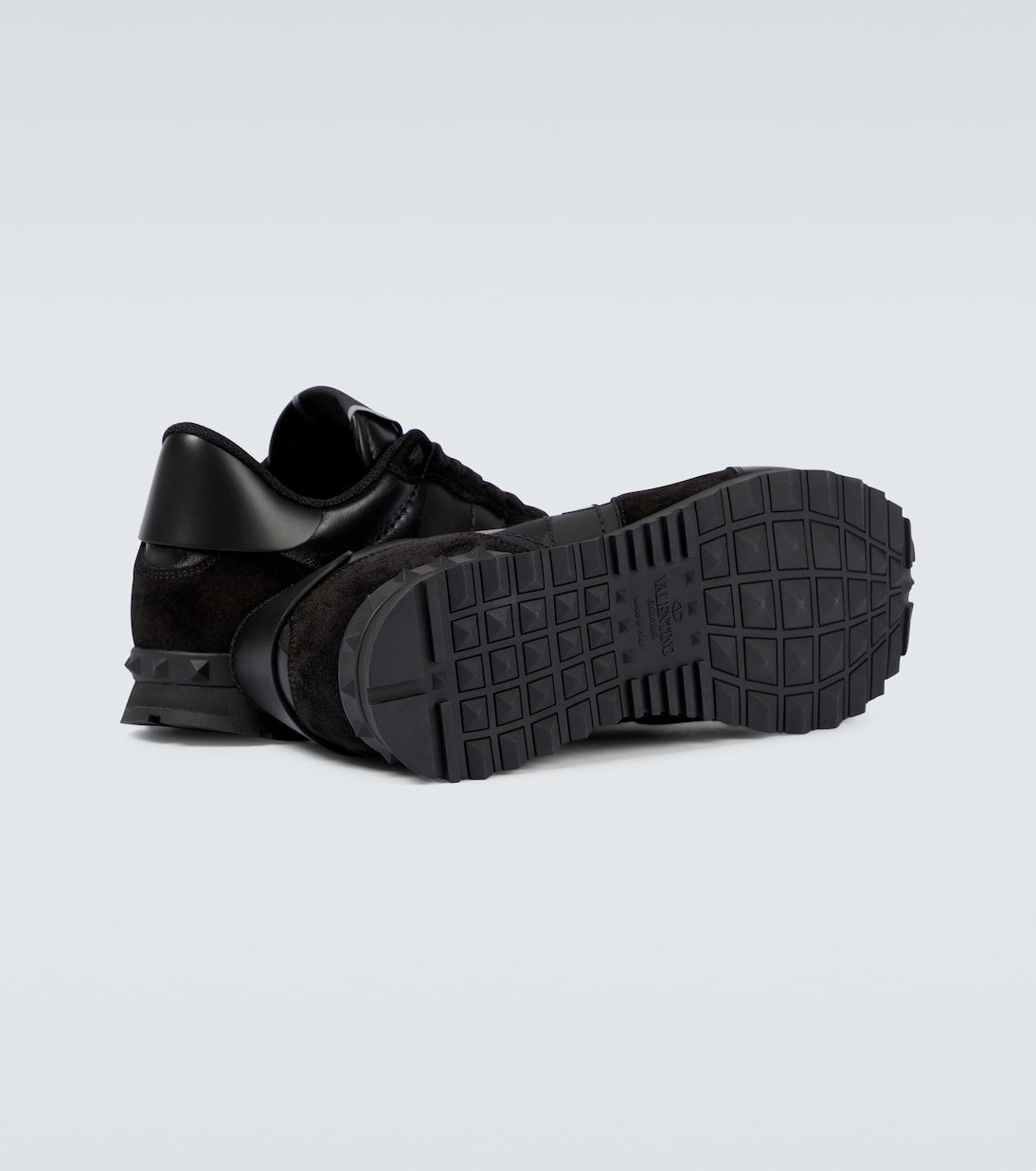 Leather Rockrunner sneakers | Valentino Garavani