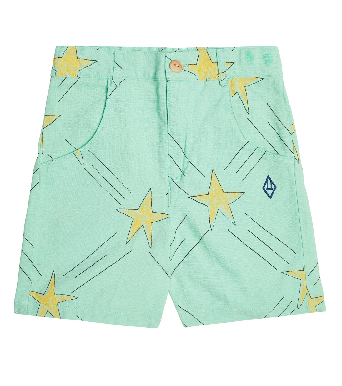 Pig cotton and linen shorts | The Animals Observatory