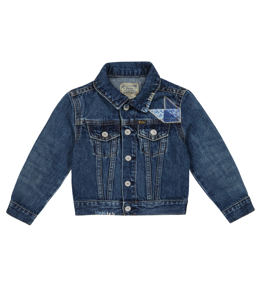 Patchwork denim jacket | Polo Ralph Lauren Kids