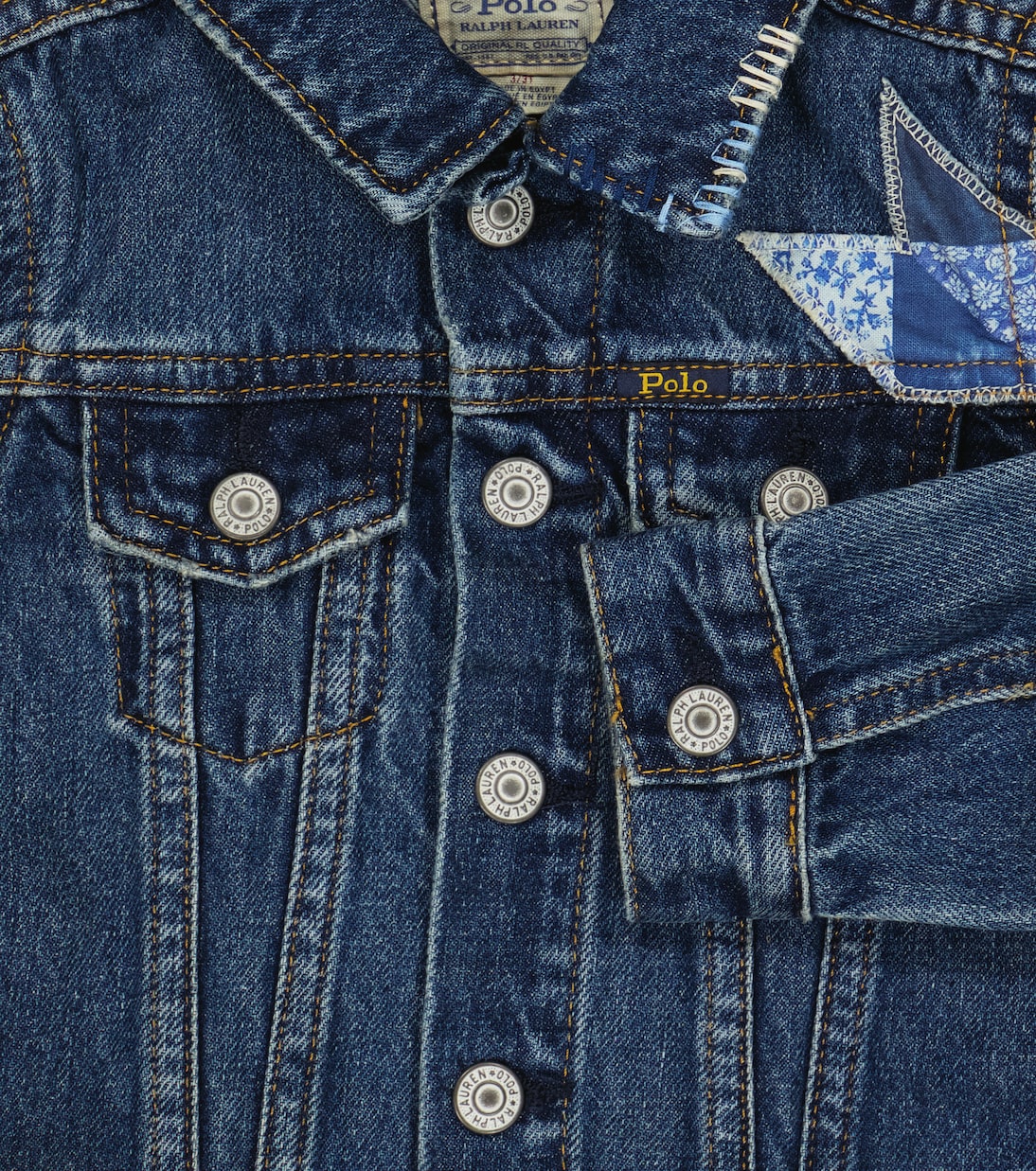 Patchwork denim jacket | Polo Ralph Lauren Kids