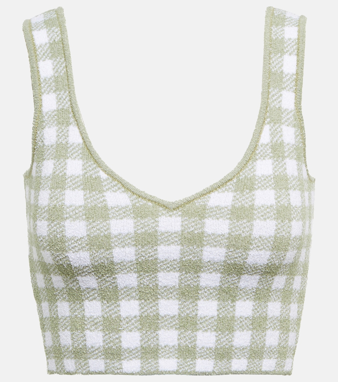 Top cropped Argia a quadri | Altuzarra