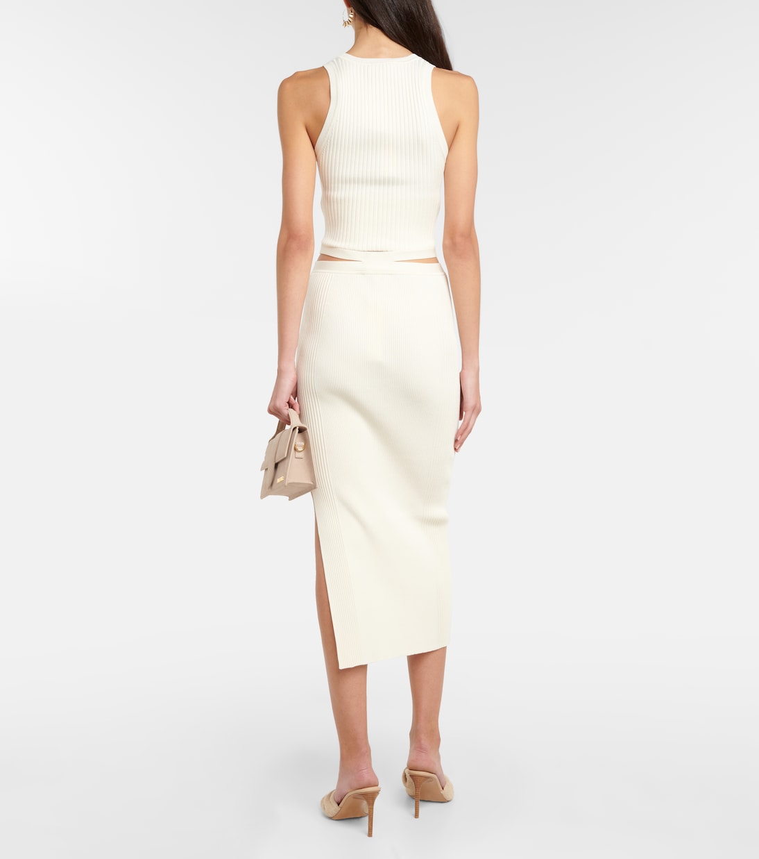 Orion rib-knit midi skirt | Simkhai