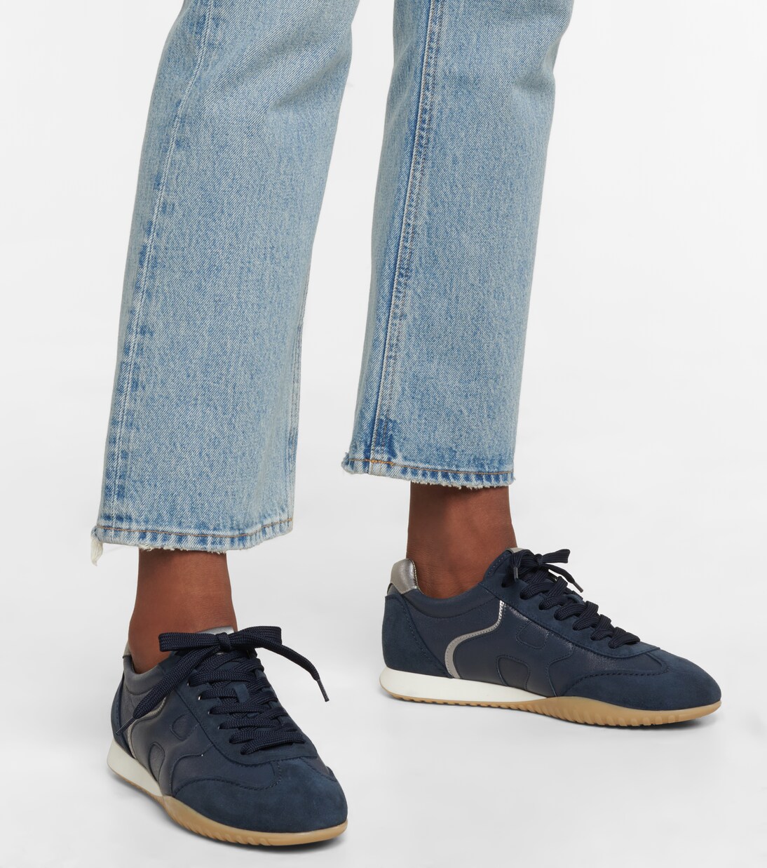 Sneakers Olympia-Z aus Veloursleder und Leder | Hogan