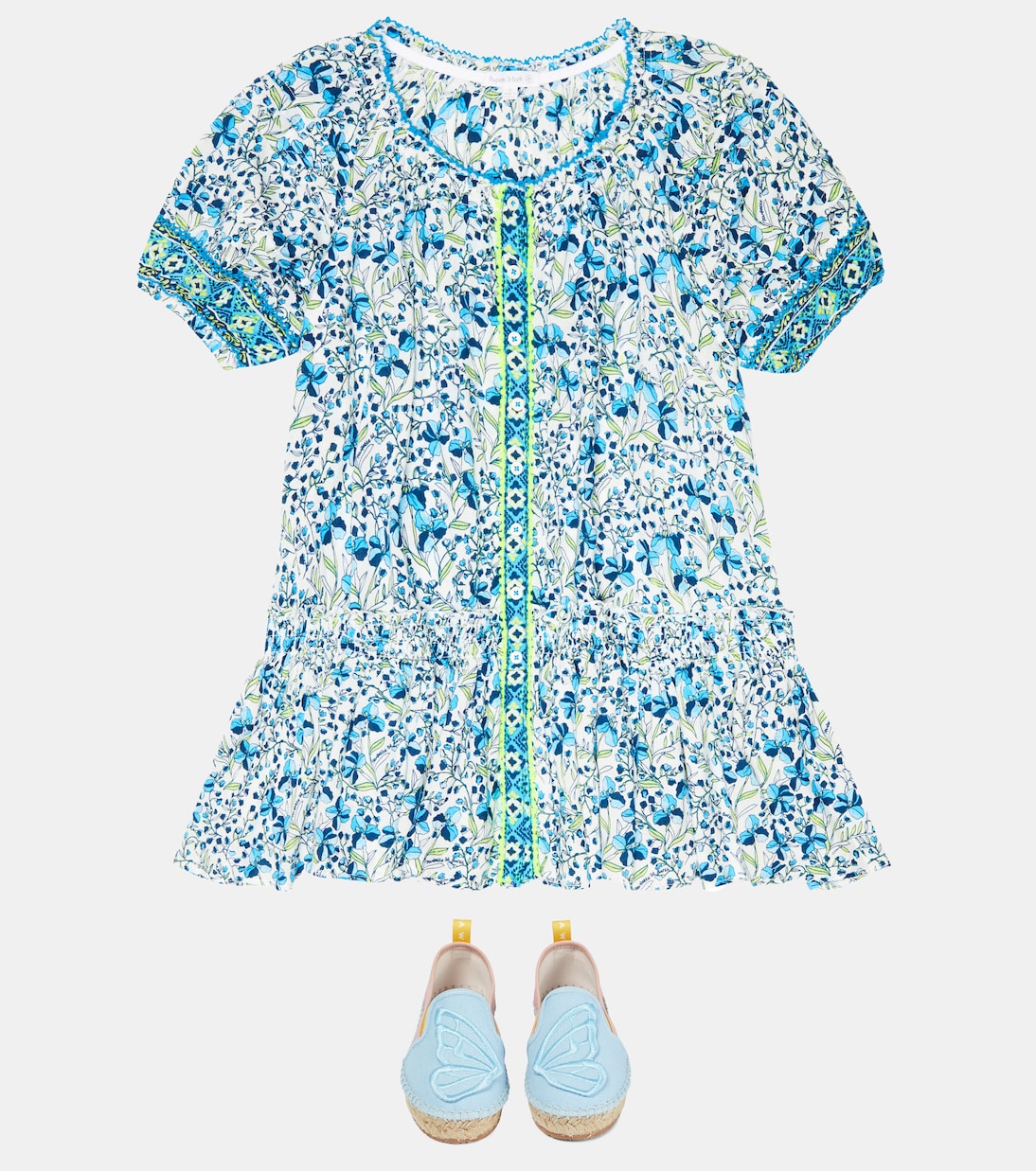 Andrea floral dress | Poupette St Barth Kids