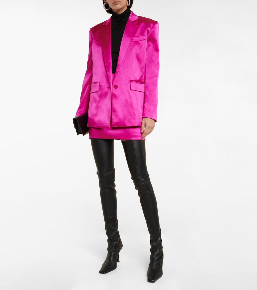 Blazer aus Satin | Frame