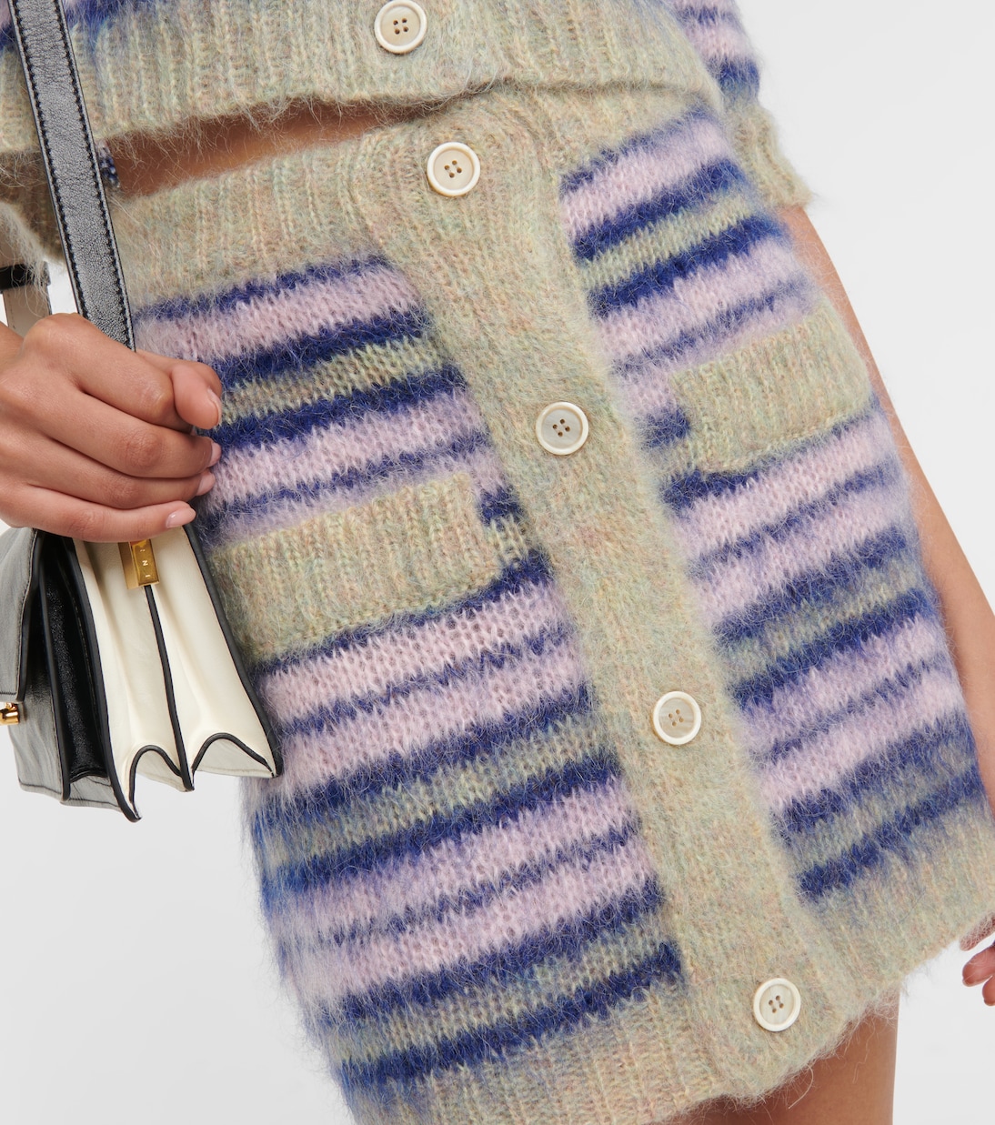 Minirock aus einem Mohairgemisch | Marni