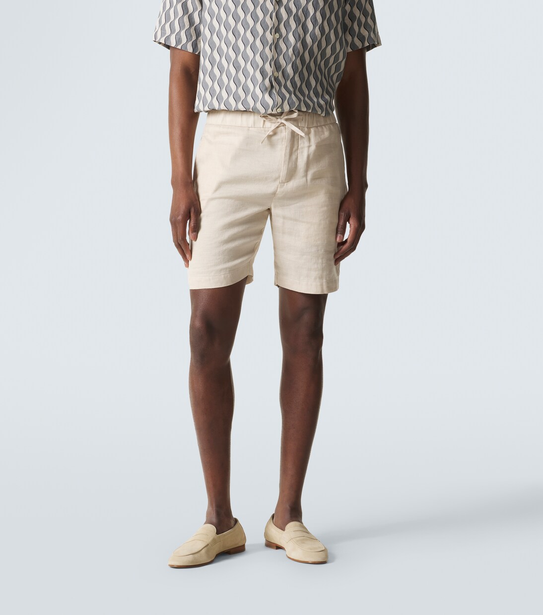 Felipe linen and cotton shorts | Frescobol Carioca