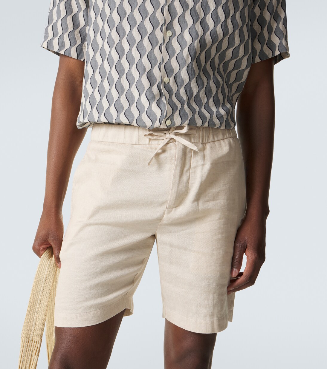 Felipe linen and cotton shorts | Frescobol Carioca