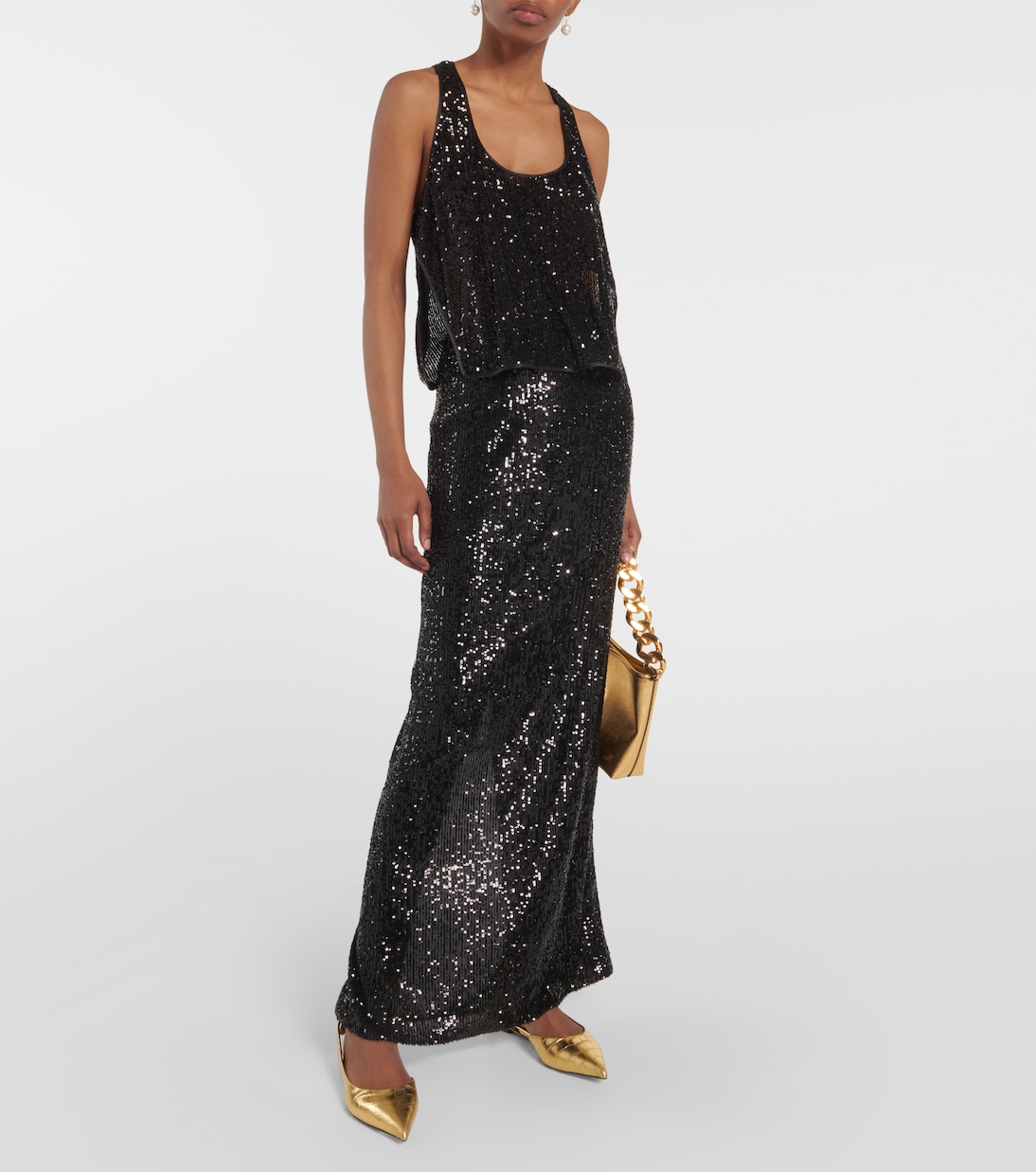 Padlock croc-effect ballet flats | Tom Ford