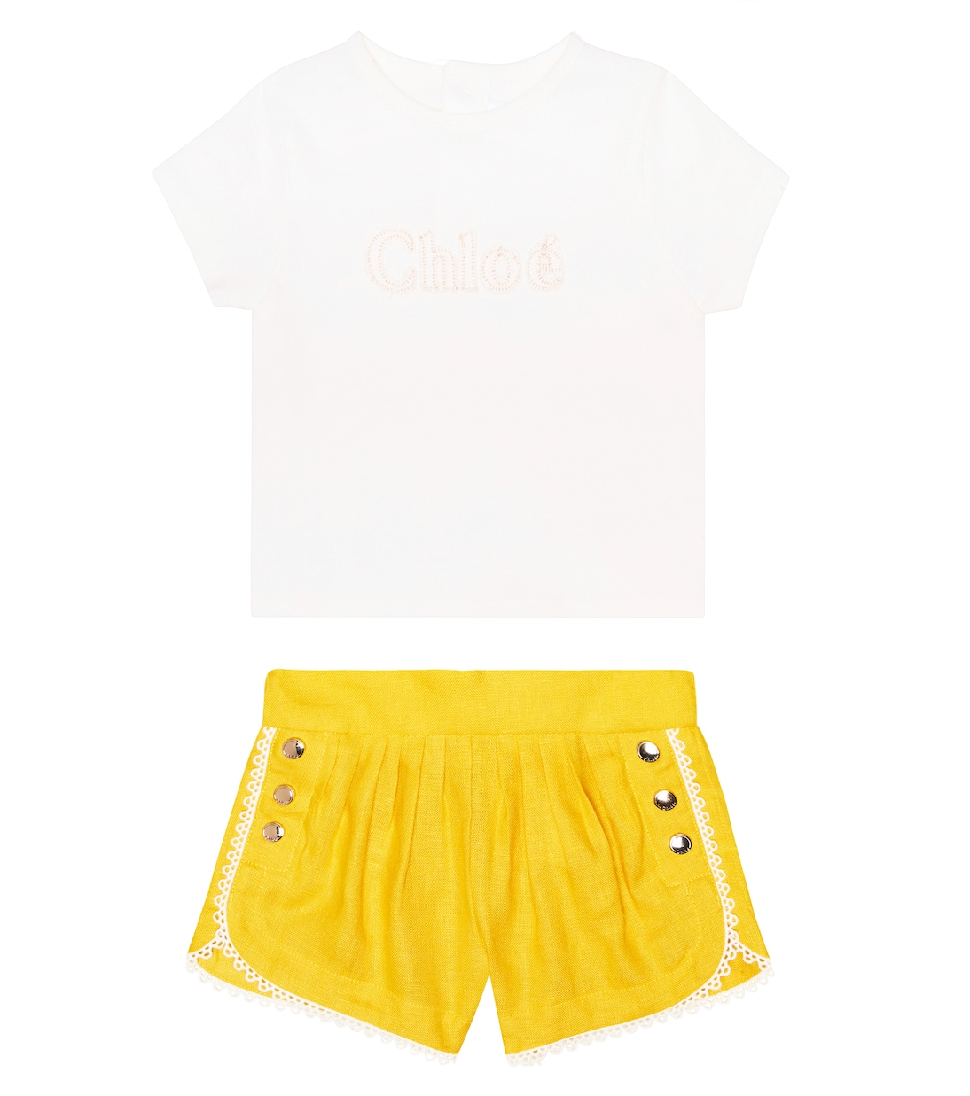 Baby Set aus T-Shirt und Shorts | Chloé Kids
