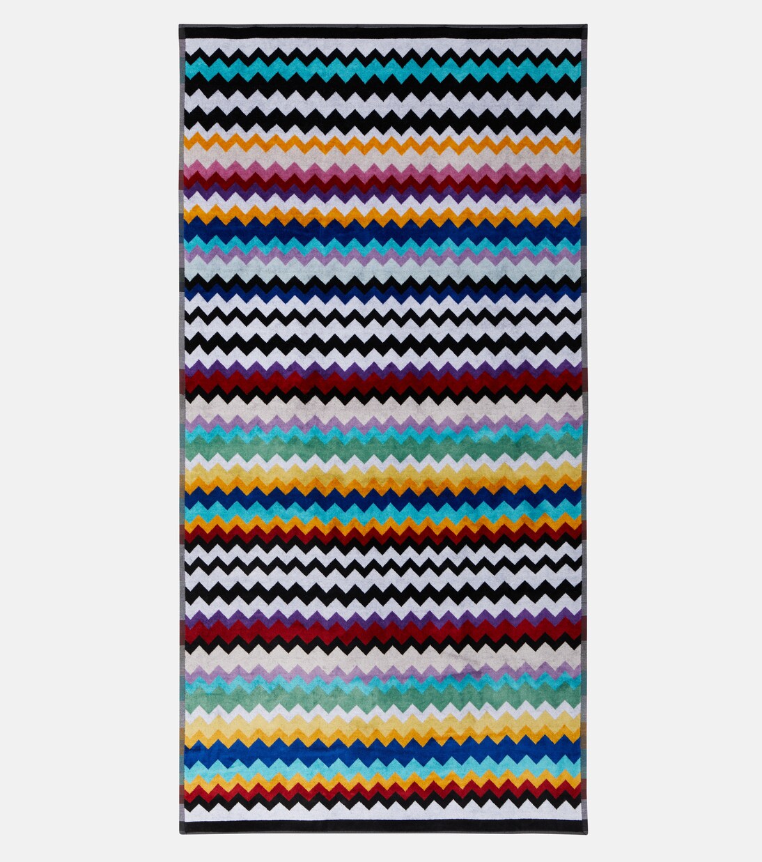 Cyrus set of 5 Zigzag cotton terry towels | Missoni