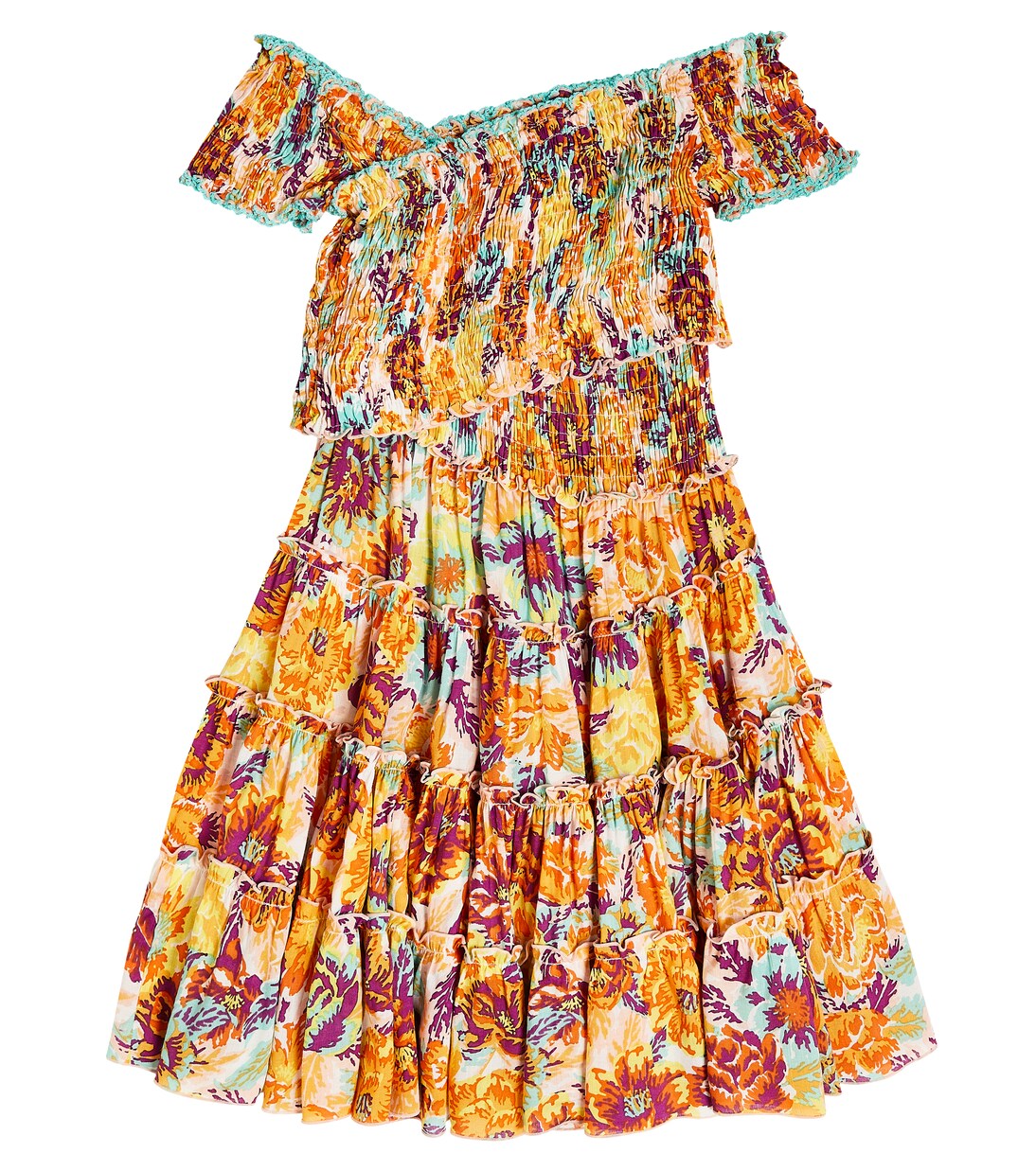 Soledad floral dress | Poupette St Barth Kids