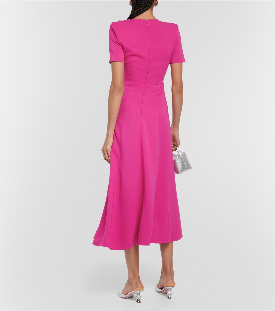 Robe midi asymétrique | Roland Mouret