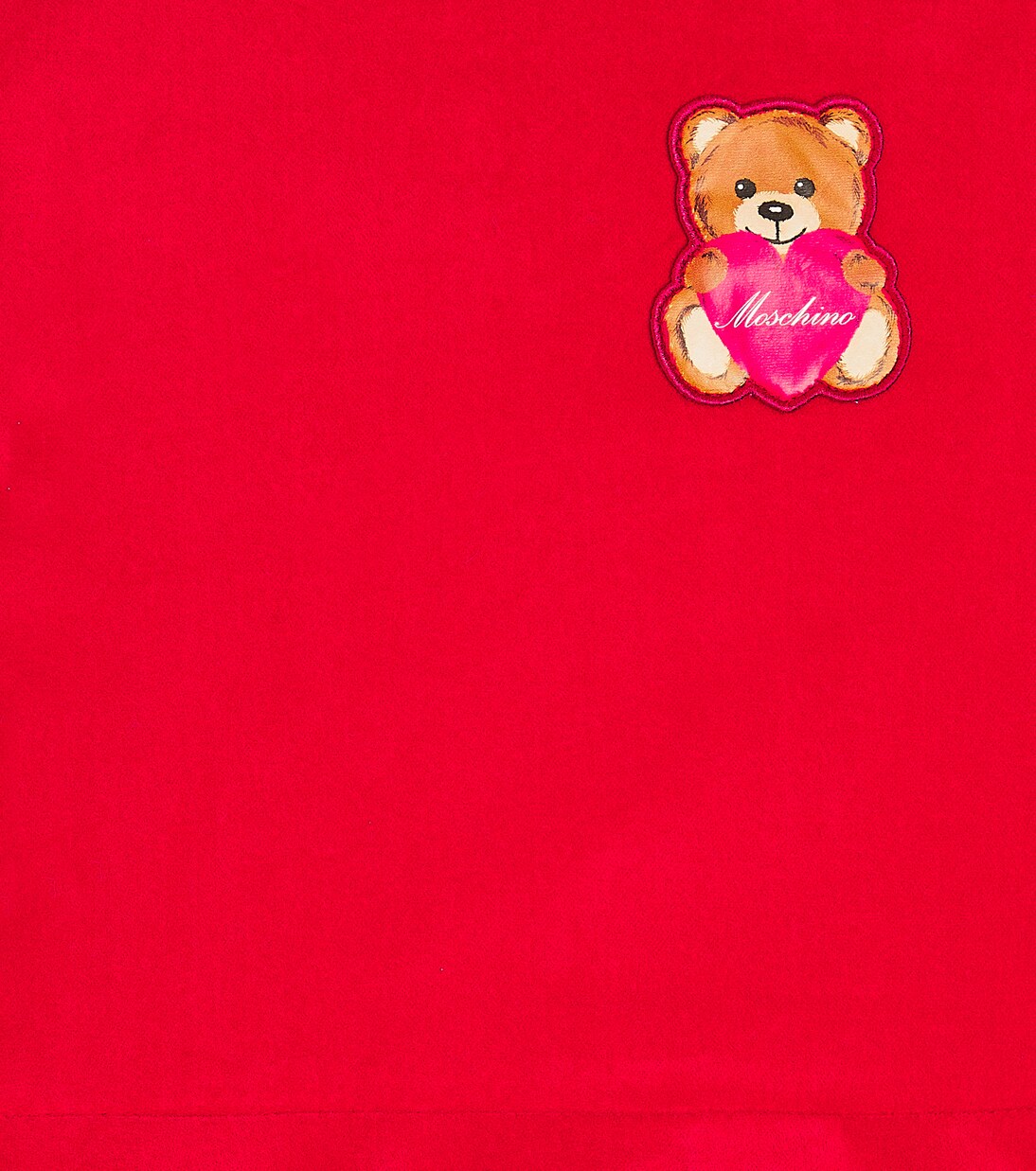 Teddy Bear velvet dress | Moschino Kids
