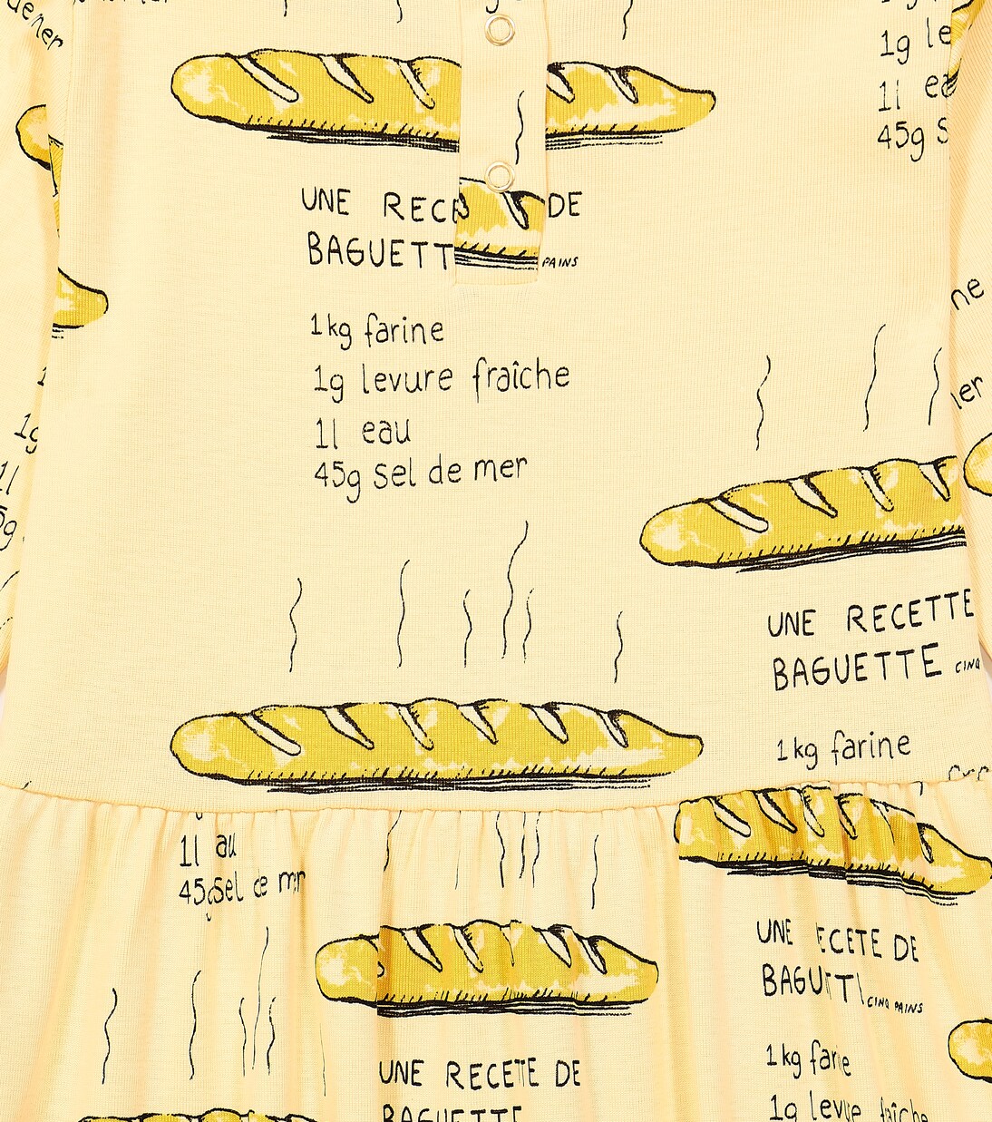 Printed cotton jersey dress | Mini Rodini