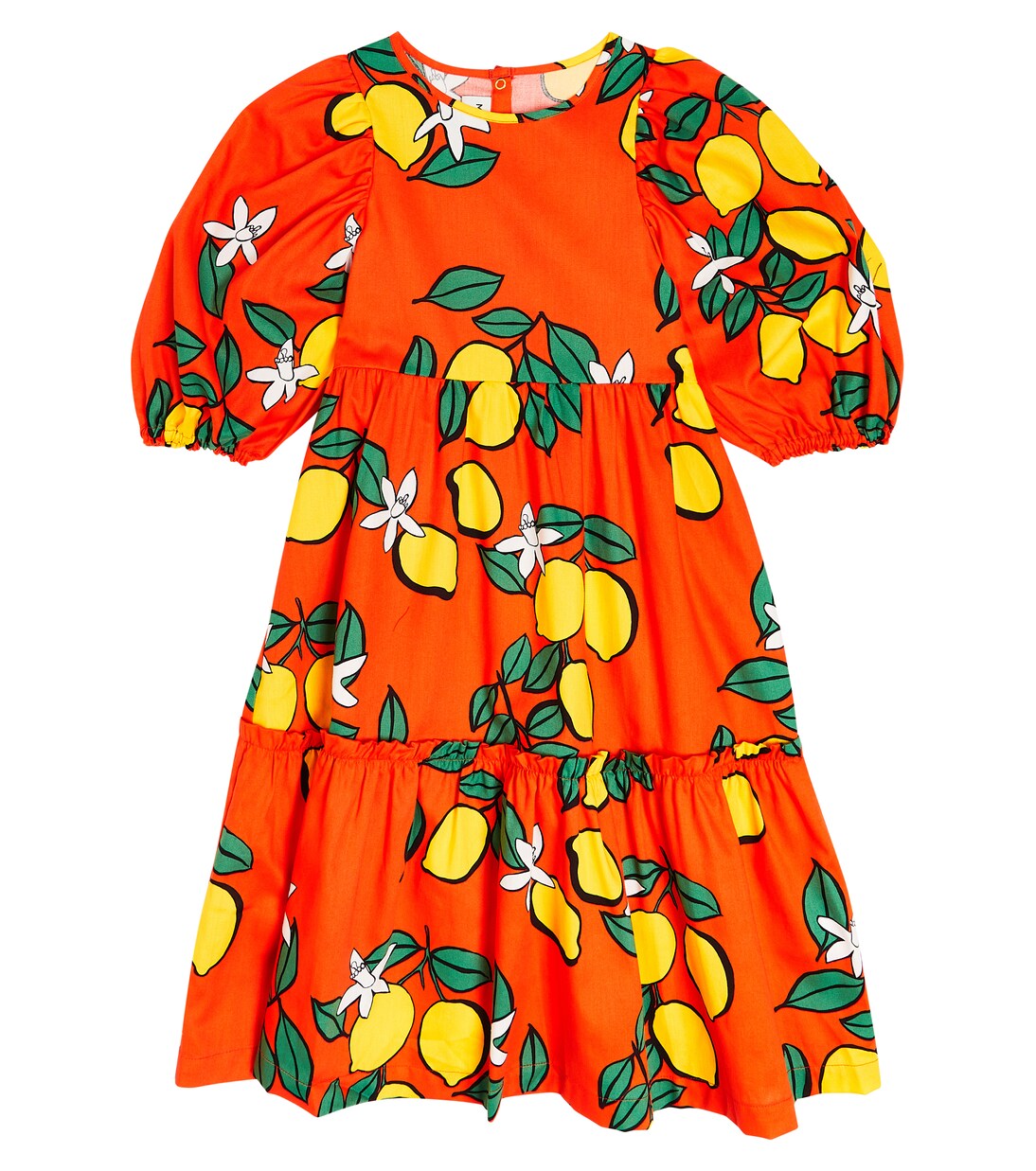Printed cotton dress | Mini Rodini