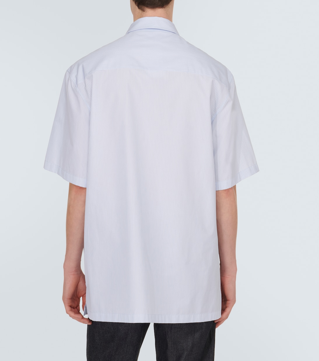 Friday pinstripe cotton shirt | Jil Sander