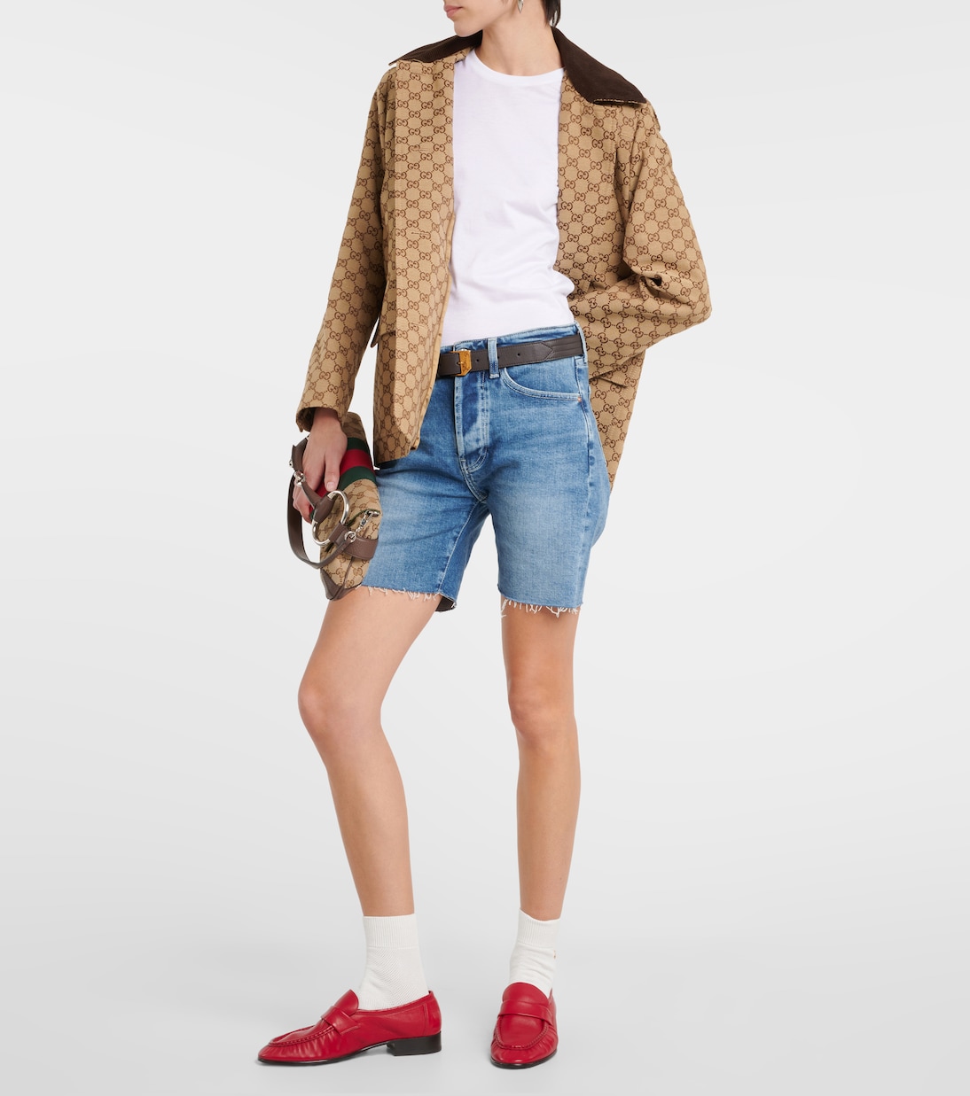 High-Rise Jeansshorts | AG Jeans