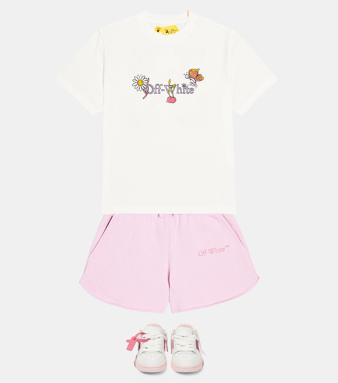 Short Big Bookish en coton | Off-White Kids