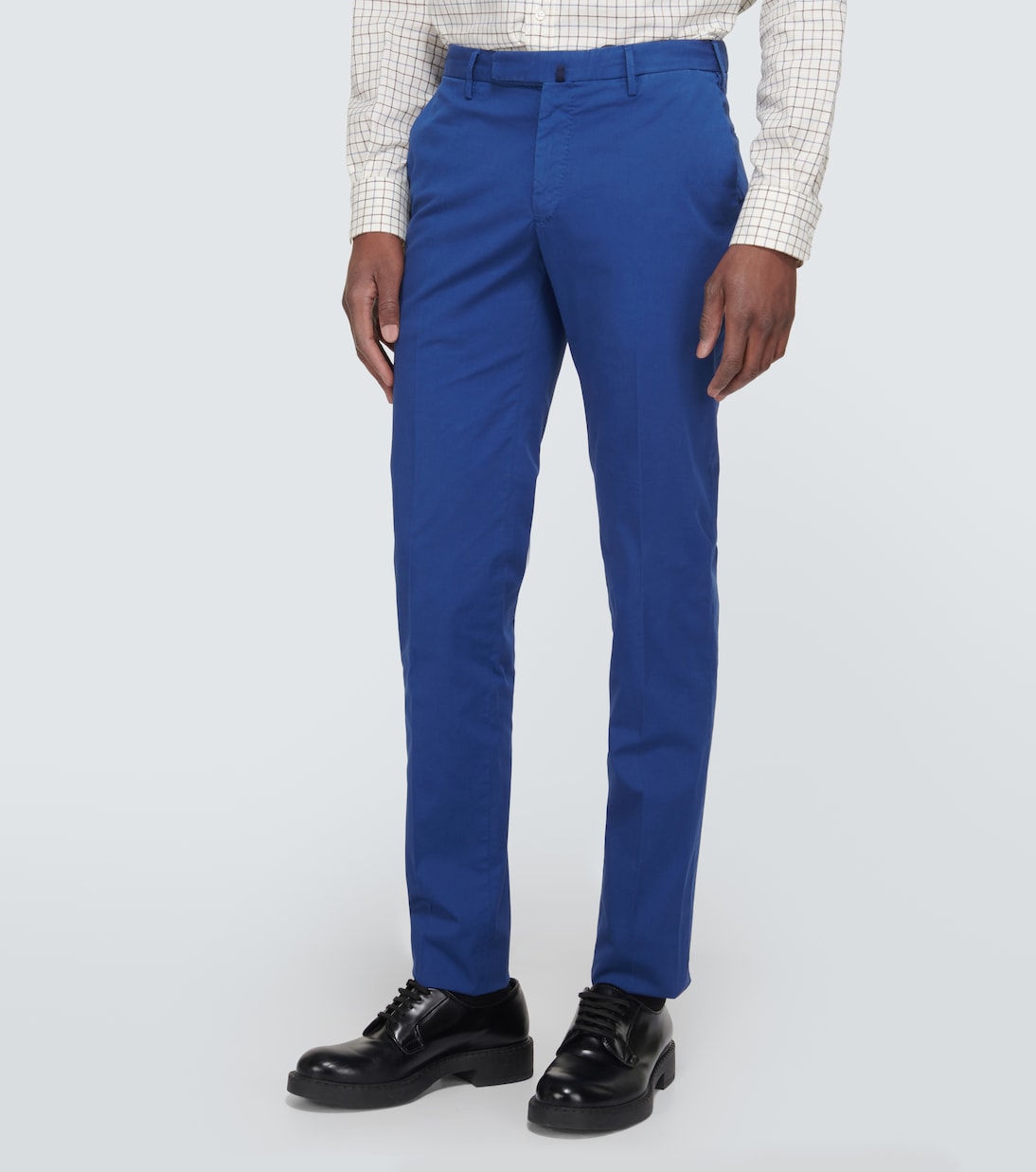 Cotton-blend slim pants | Slowear