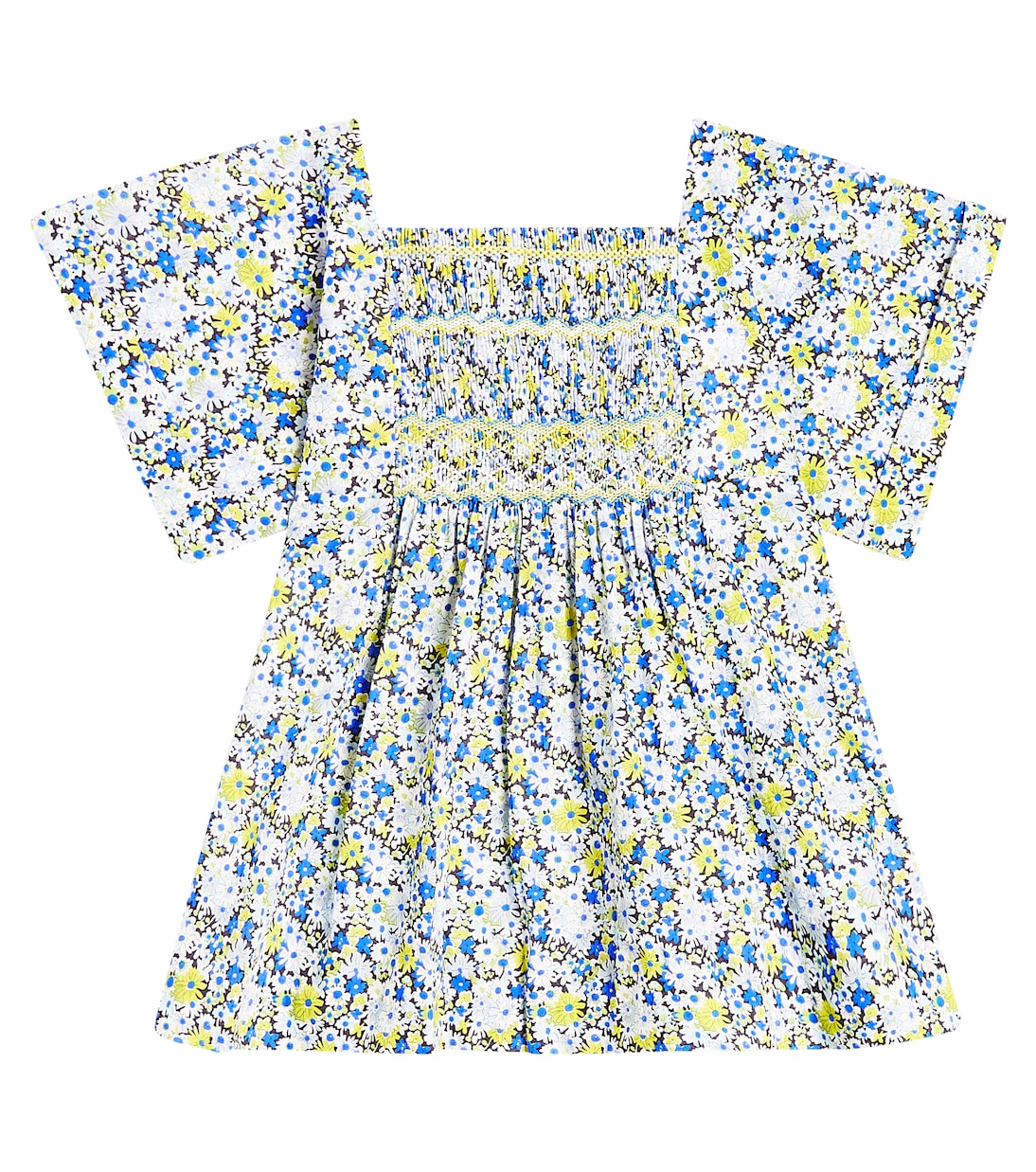 Pays smocked floral blouse | Bonpoint
