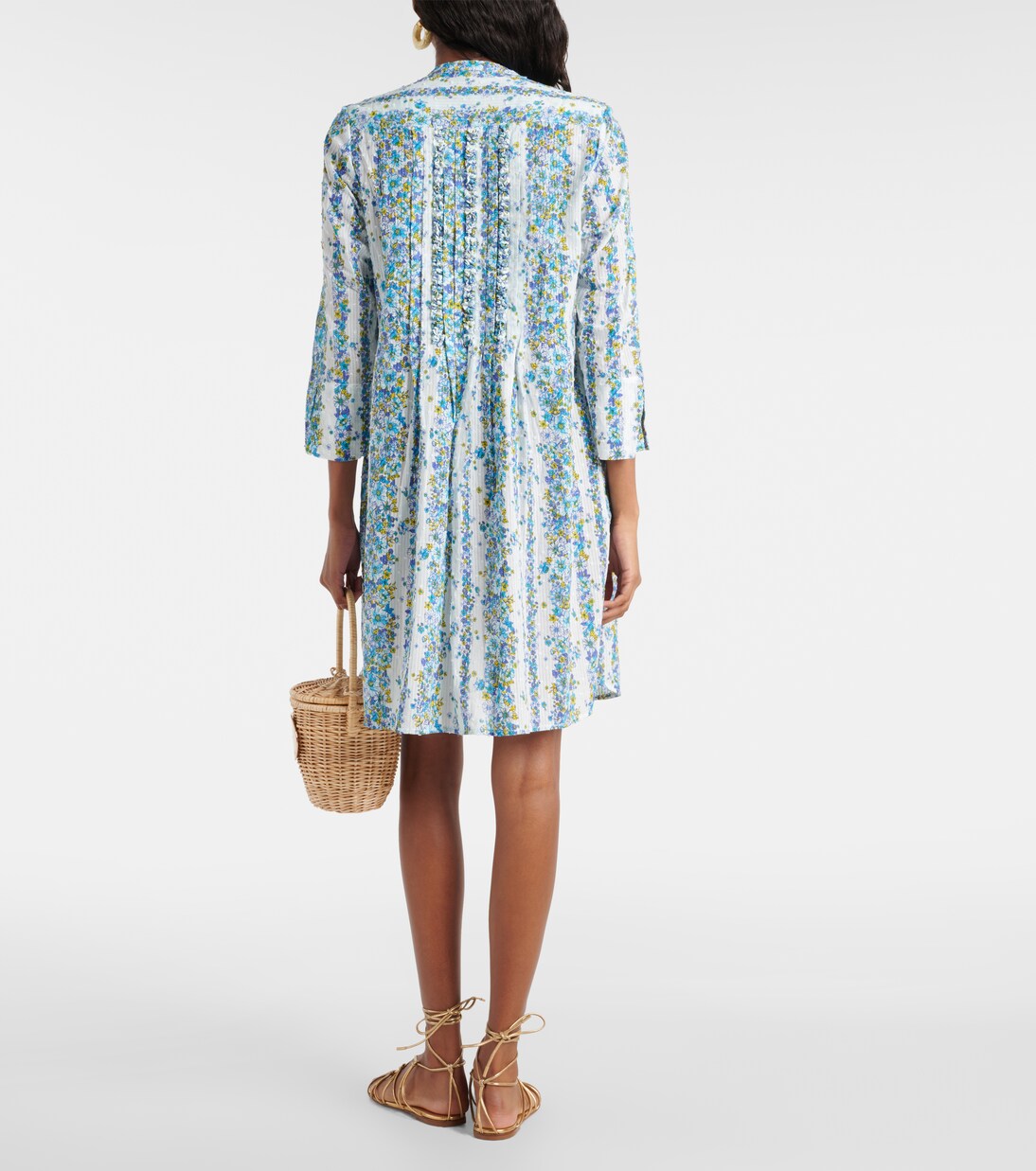 Robe Bea en coton à fleurs | Poupette St Barth