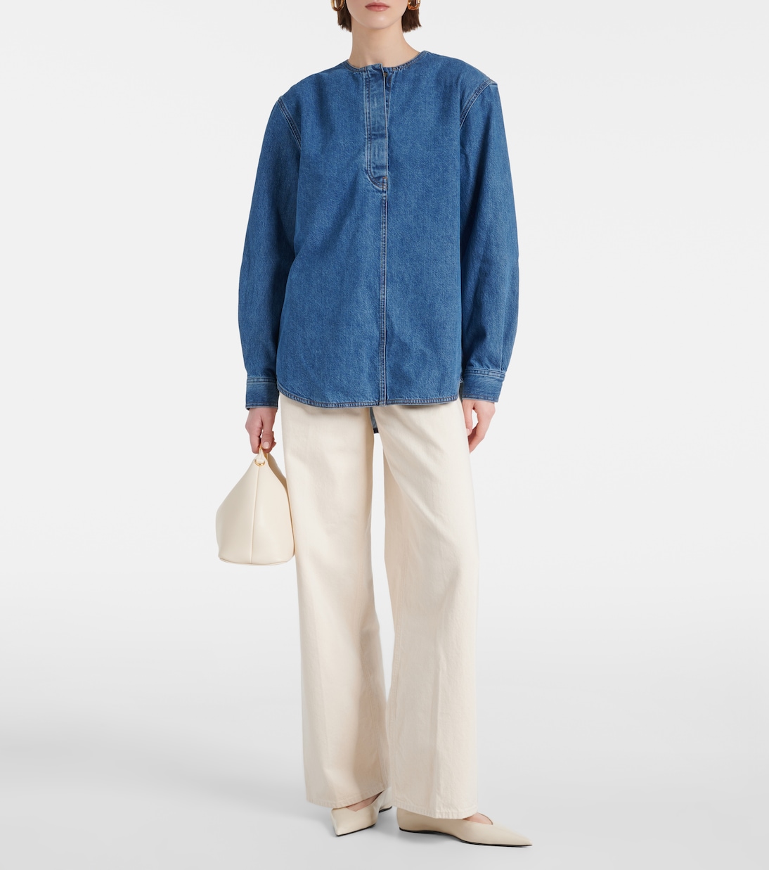 Hemd aus Denim | Toteme