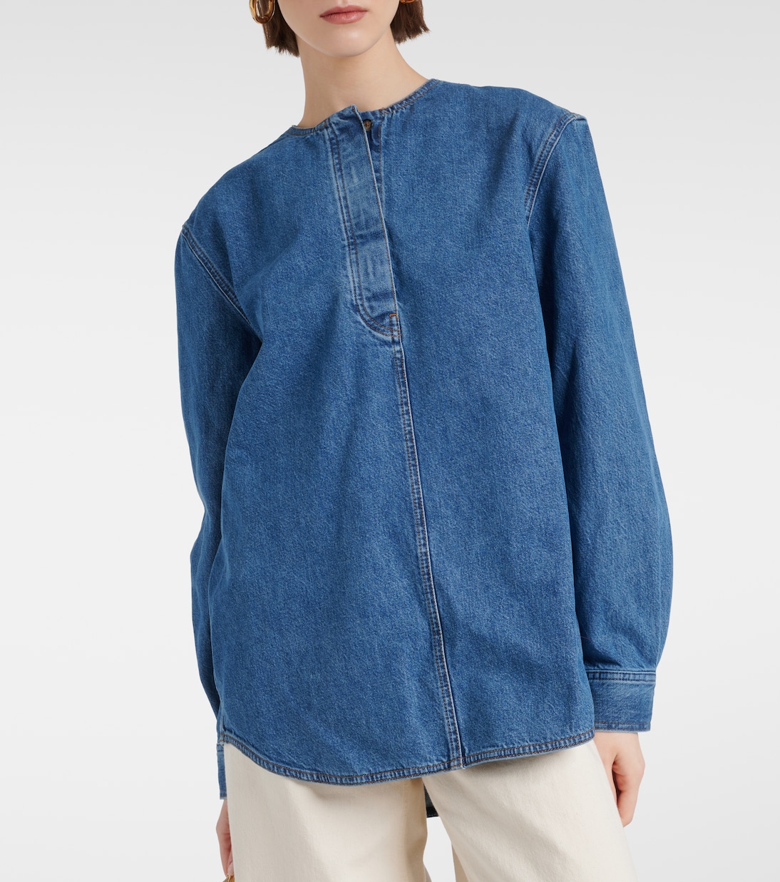 Hemd aus Denim | Toteme