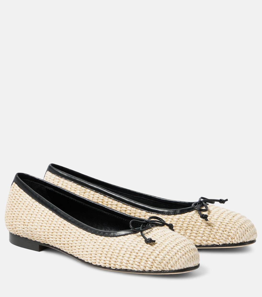 Veralli raffia ballet flats | Manolo Blahnik